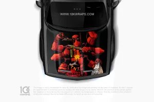 Deadpool Car Decal Stickers - 10K Wraps | Itasha Car Wrap