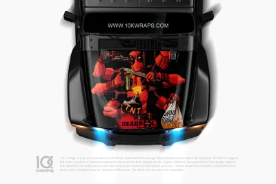 Deadpool Car Decal Stickers - 10K Wraps | Itasha Car Wrap