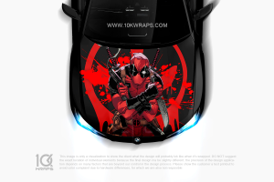 Deadpool Car Decal Stickers - 10K Wraps | Itasha Car Wrap
