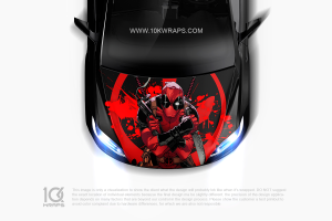 Deadpool Car Decal Stickers - 10K Wraps | Itasha Car Wrap