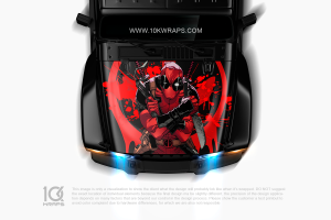 Deadpool Car Decal Stickers - 10K Wraps | Itasha Car Wrap