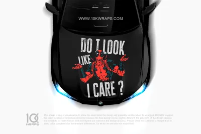 Deadpool Stickers For Cars Decal - 10K Wraps | Itasha Car Wrap