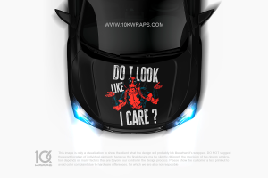 Deadpool Stickers For Cars Decal - 10K Wraps | Itasha Car Wrap