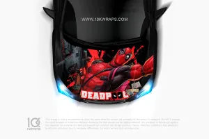 Deadpool Stickers For Cars Decal - 10K Wraps | Itasha Car Wrap