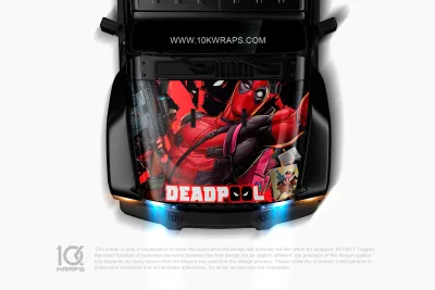 Deadpool Stickers For Cars Decal - 10K Wraps | Itasha Car Wrap