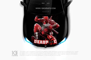 Deadpool Car Sticker Window Decal - 10KWraps | Itasha Car Wrap