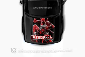 Deadpool Car Sticker Window Decal - 10KWraps | Itasha Car Wrap