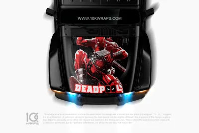 Deadpool Car Sticker Window Decal - 10KWraps | Itasha Car Wrap