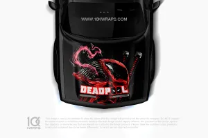 Deadpool Car Sticker Window Decal - 10KWraps | Itasha Car Wrap