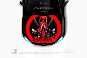 Deadpool Sticker For Car Decal - 10KWraps | Itasha Car Wrap