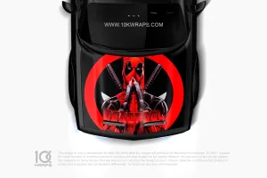 Deadpool Sticker For Car Decal - 10KWraps | Itasha Car Wrap