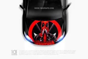 Deadpool Sticker For Car Decal - 10KWraps | Itasha Car Wrap