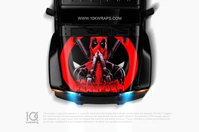 Deadpool Sticker For Car Decal - 10KWraps | Itasha Car Wrap