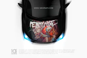 Pennywise Car Decal Made With Top 3M Horror Vinyl-10KWRAPS