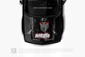 Pain Car Wrap [NA-51] - 10K Wraps | Itasha Car Wrap