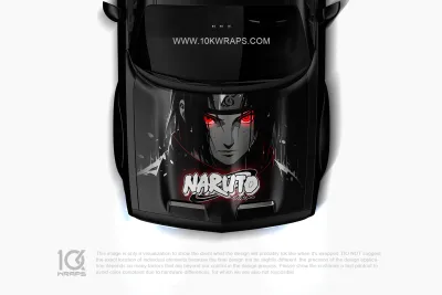 Pain Car Wrap [NA-51] - 10K Wraps | Itasha Car Wrap