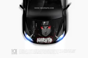 Pain Car Wrap [NA-51] - 10K Wraps | Itasha Car Wrap
