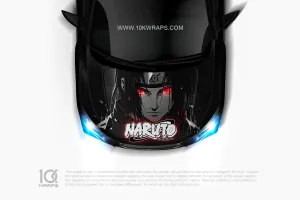 Pain Car Wrap [NA-51] - 10K Wraps | Itasha Car Wrap