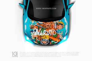 Naruto Anime Uchiha Itachi Car Wrap – Custom Itasha Vinyl Wrap