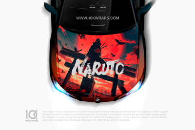 Naruto Anime Uchiha Itachi Car Wrap – Custom Itasha Vinyl Wrap
