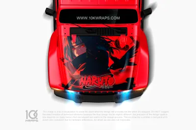 Naruto Anime Uchiha Itachi Car Wrap – Custom Itasha Vinyl Wrap