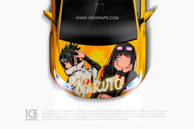 Naruto Car Stickers Anime Style – Custom Itasha Vinyl Wrap