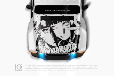 Naruto Car Decal Anime Style Stickers – Custom Itasha Vinyl Wrap