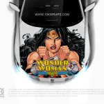 Wonder Woman Car Wraps 05 Series Made With Top 3M Vinyl