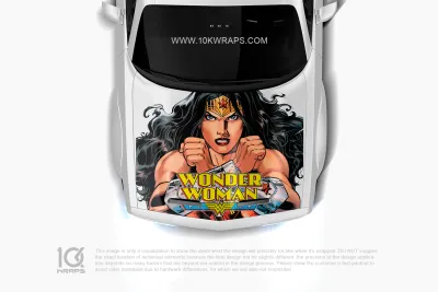 Wonder Woman Car Wraps 05 Series Made With Top 3M Vinyl