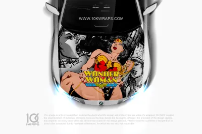 Wonder Woman Car Accessories Decal Made With Top 3M Vinyl
