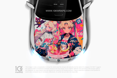 Sailor Moon Decal Car Sticker Made With Top 3MVinyl-10KWRAPS