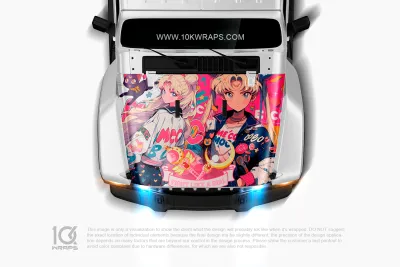 Sailor Moon Decal Car Sticker Made With Top 3MVinyl-10KWRAPS