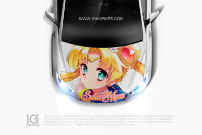 Sailor Moon Car Decal Sticker Made With Top 3MVinyl-10KWRAPS