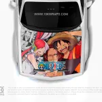 Luffy Gear 5 One Piece Car Decal Made With Top 3M Top Vinyl