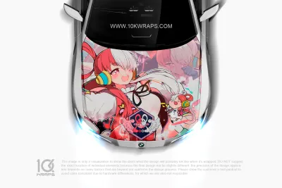 Luffy Gear 5 One Piece Car Decal Made With Top 3M Top Vinyl
