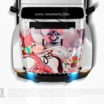 Luffy Gear 5 One Piece Car Decal Made With Top 3M Top Vinyl