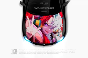 Luffy Gear 5 One Piece Car Decal Made With Top 3M Top Vinyl