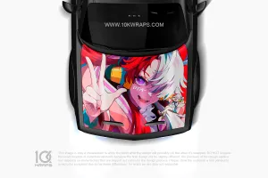 Luffy Gear 5 One Piece Car Decal Made With Top 3M Top Vinyl