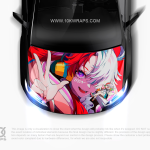 Luffy Gear 5 One Piece Car Decal Made With Top 3M Top Vinyl