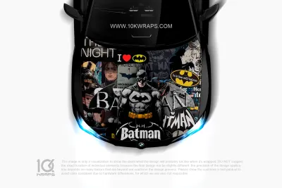 Batman Joker Car Wraps 51 Made With Top 3M Vinyl - 10KWRAPS