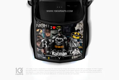 Batman Joker Car Wraps 51 Made With Top 3M Vinyl - 10KWRAPS