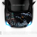 Batman Car Decal Custom Design Hood Wrap With 3M TOP Vinyl