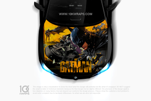 Batman Car Decal Custom Design Hood Wrap With 3M TOP Vinyl