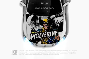 Wolverine X-Men Car Wraps Made With Top 3M Vinyl-10KWRAPS