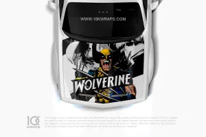 Wolverine X-Men Car Wraps Made With Top 3M Vinyl-10KWRAPS