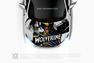 Wolverine X-Men Car Wraps Made With Top 3M Vinyl-10KWRAPS