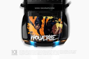 Wolverine Car Decal X-Men Made With Top 3M Vinyl - 10KWRAPS