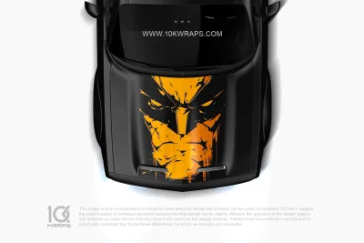 Wolverine Car Decal X-Men Made With Top 3M Vinyl - 10KWRAPS