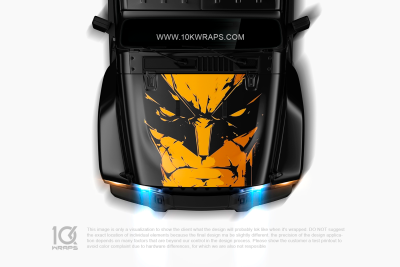 Wolverine Car Decal X-Men Made With Top 3M Vinyl - 10KWRAPS