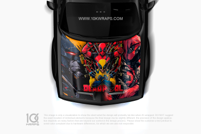 Wolverine Car Decal X-Men Made With Top 3M Vinyl - 10KWRAPS
